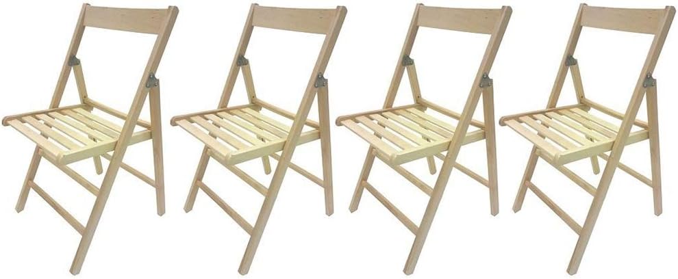 Cette chaise qui se replie apres usage dispose aussi de des elements en bois