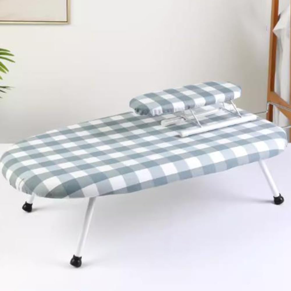 Decouvrez une table de repassage avec un revetement en coton avec une structure pliante