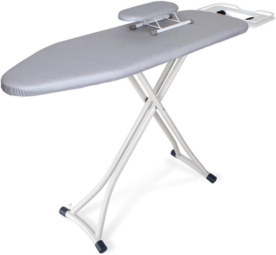 Ce support de repassage reunit des elements metalliques et des elements en plastique