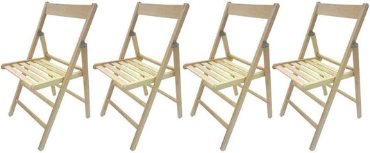 Cette chaise qui se replie apres usage dispose aussi de des elements en bois