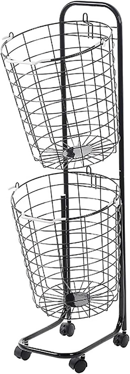 Decouvrez ce chariot a linge qui se deplace sur roulettes avec des elements metalliques