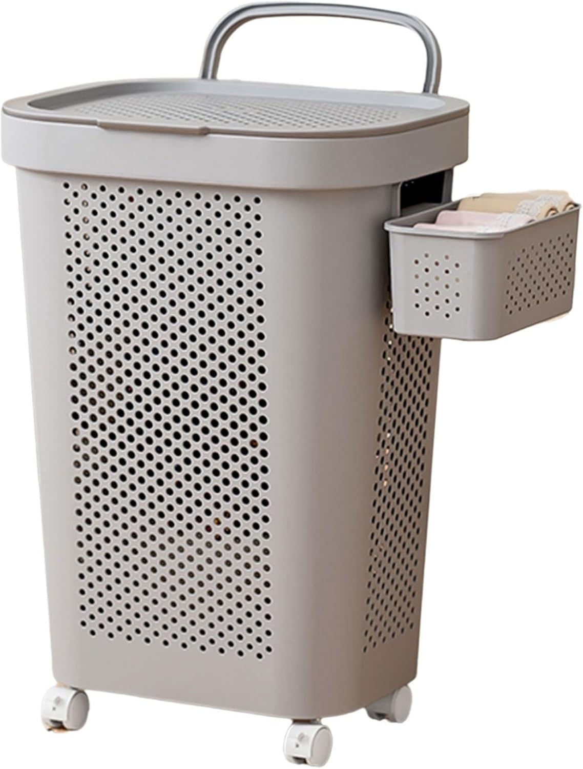 Choisissez le panier a linge avec fermeture par couvercle avec des elements en plastique